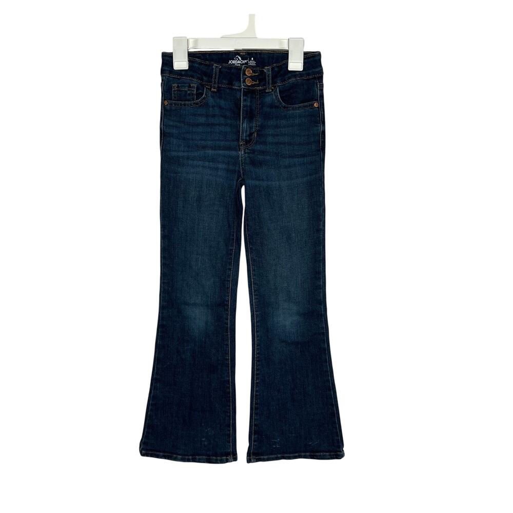 Jordache dark wash flare jeans Girls' size 8